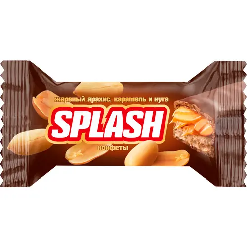 SPLASH (СПЛЭШ) жаренный арахис, карамель и нуга, 1 кг